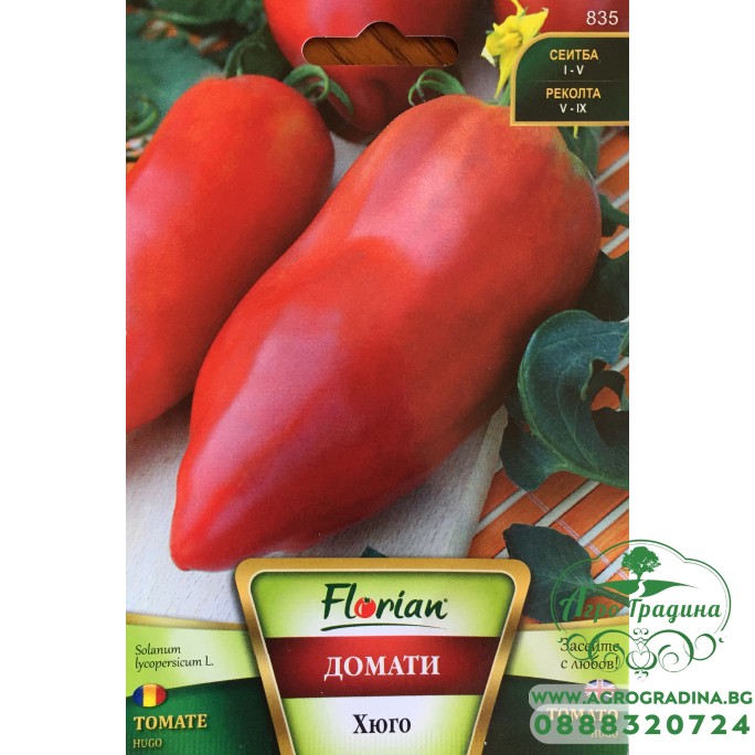 Домат Хюго (тип чушка)