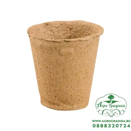 Саксия торфена 100x100 мм, кръгла