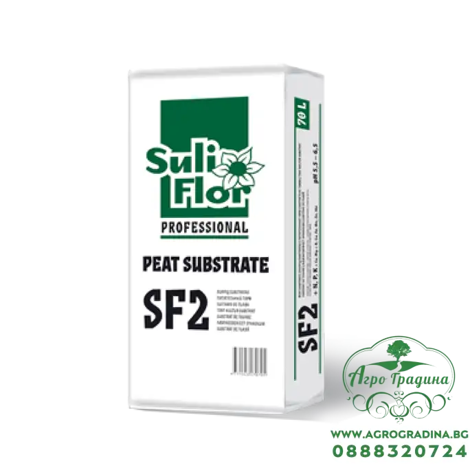 Универсален Торфен субстрат 225л SULIFLOR SF 2