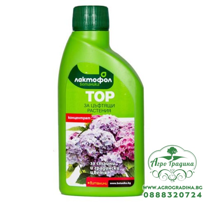 Тор за цъфтящи растения + витамини - за стайни и градински цветя - 250 мл