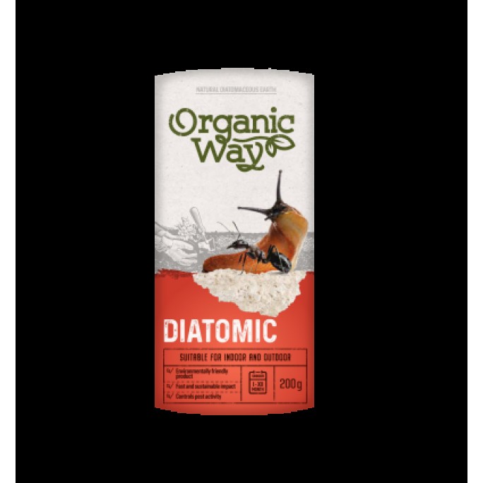 Органична пудра против вредители (охлюви и мравки) / Diatomic