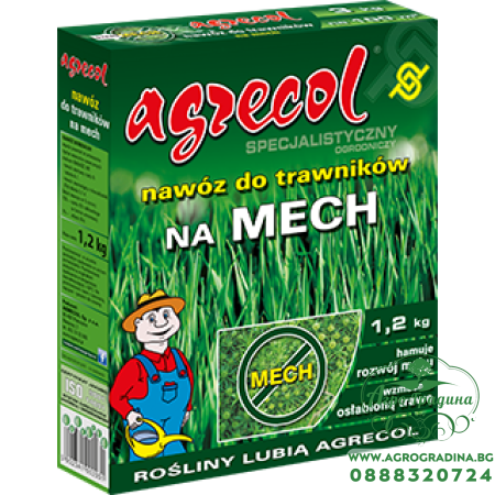 Agrecol - Тор за тревни площи против мъх - 1,2 кг.