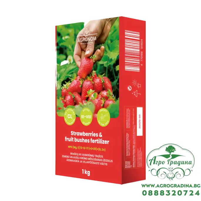Тор за ягоди и плодови храсти Strawberries and fruit bushes fertilizer Тор за ягоди и плодови храсти Strawberries and fruit bushes fertilizer