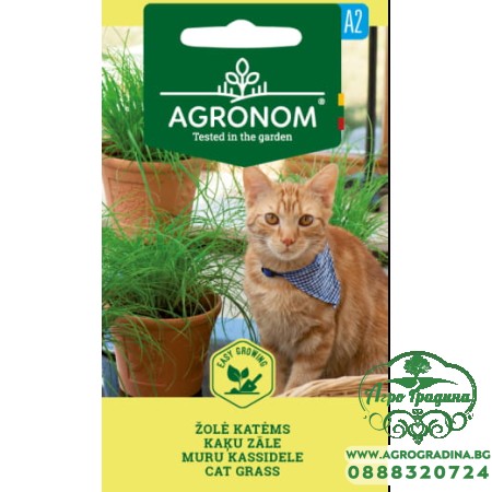 Трева за котки и други домашни животни