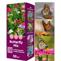 Цветна поляна за Пеперуди (29 вида цветя) Butterfly mix