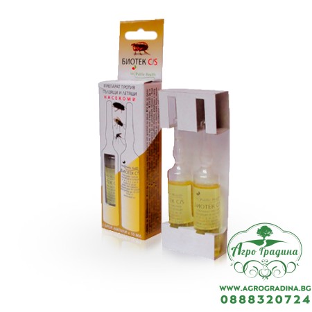 Биотек - ампули против пълзящи и летящи насекоми - 2x10 мл