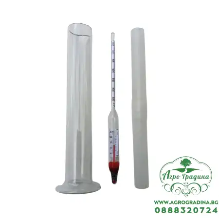 Захаромер с температурна корекция + цилиндър