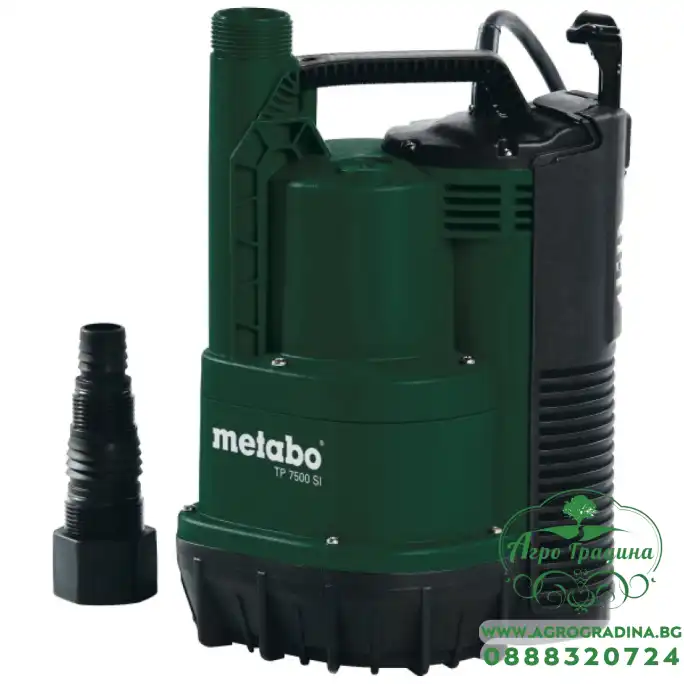 Помпа потопяема 300W 7500 l/h 6.5 m METABO TP 7500 Помпа потопяема 300W 7500 l/h 6.5 m METABO TP 7500