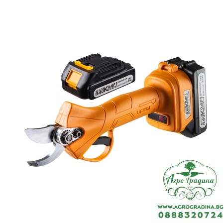Ножица лозарска акум. безчет. 18V 2x2Ah 25mm в куф. BK-PSH03