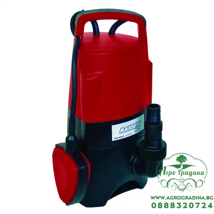 Помпа водна потоп. 750W 1 max 217L/min 8m RDP-WP25 Помпа водна потоп. 750W 1 max 217L/min 8m RDP-WP25