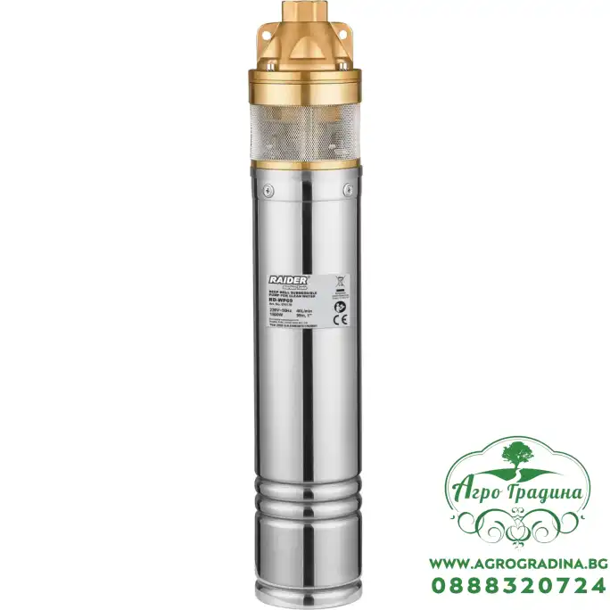 Помпа водна дълбочинна чиста вода 1500W 1"40L/min99m RD-WP69