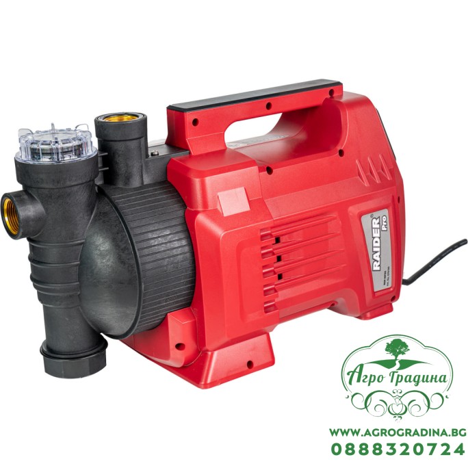 Помпа водна 1100W 1" 77L/min 45m воден филтър LCD RDP-WP80