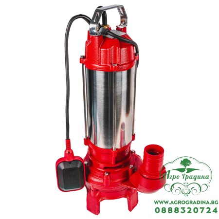 Помпа водна мръсна вода 1100W2"230L/min15m нож INOX RD-NWP88
