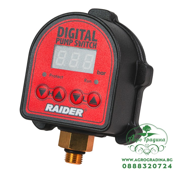 Пресостат електронен 1.5kW 1/4" 80°C Digital RD-EPC06