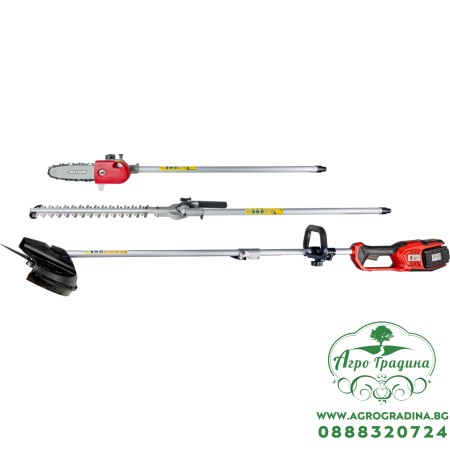 R20 Коса безчеткова с нож и корда 40V 4в1 RDP-BCPSHT20