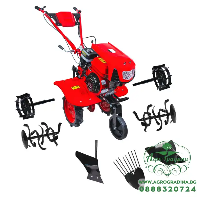 Мотофреза бензинова 5.2kW (7.0hp) 1200mm 2+1 ск. Фар RD-WT15