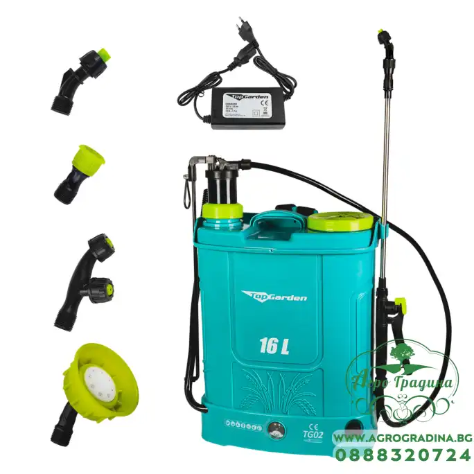 Пръскачка с батерия 12V/8AH и ръчно пръскане TGP
