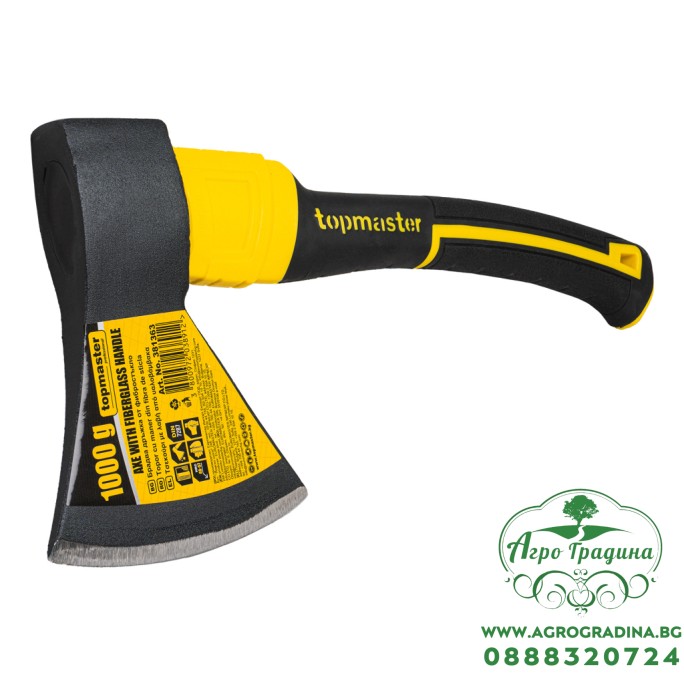 Брадва с дръжка от фибростъкло 1000g TMP