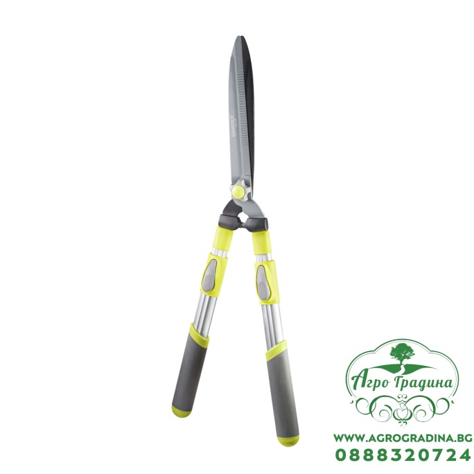 Ножица за храсти HS01 с телескопични алуминиеви дръжки GX